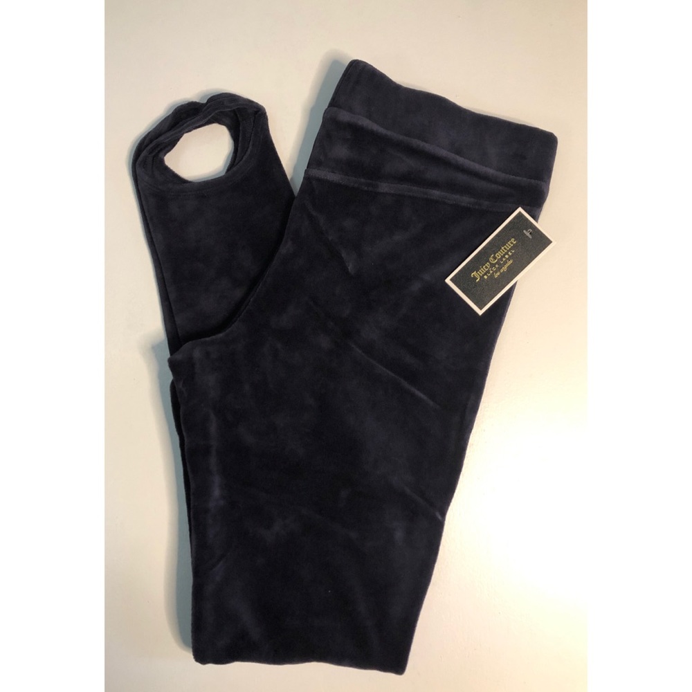 Juicy Couture Regal Velour Stirrup Leggings Size S